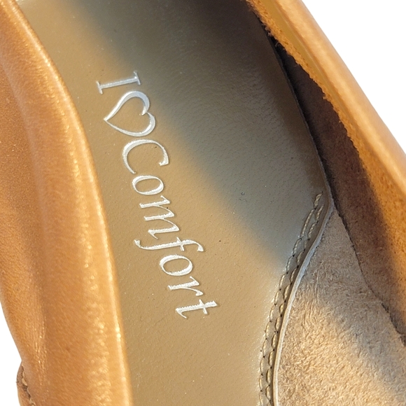 I Love Comfort Harlow Dark Brown & Light Brown Casual Dress Loafer Flats 6 - Picture 14 of 16